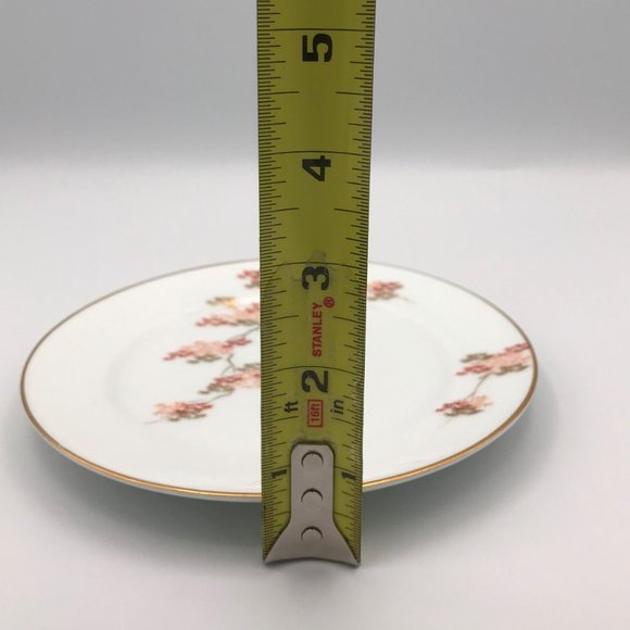 Fukagawa Arita Bread & Butter Plate 6 3/8" Japanese Maple Hand Painted Gold Trim - Picture 8 of 8